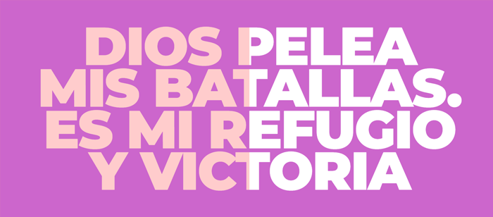 Tarjeta Interactiva - DIOS pelea mis batalas